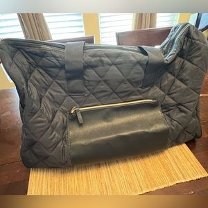 NWOT - Large Quilted Weekender Bag, NEVER USED, Midnight Blue